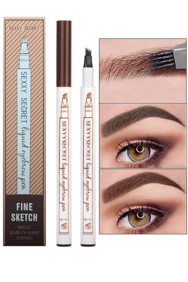 Mobee Açık Kahve Fine Sketch Kaş Kalemi Şekillendirme Boyama Kaş Rimeli Kalıcı Microblading - Image 1
