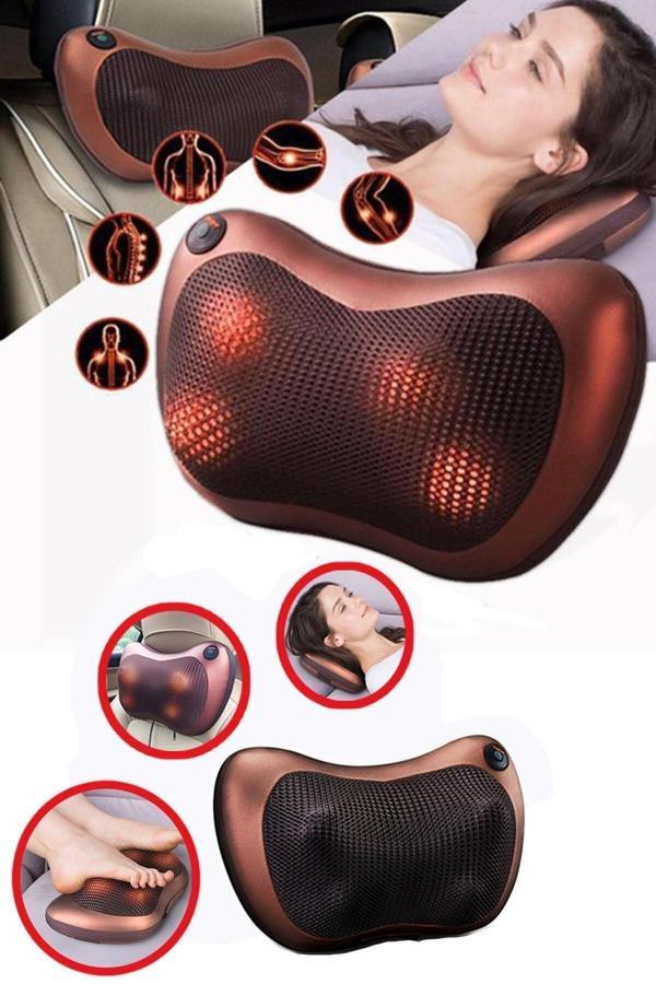 Mobee Car Home Masaj Yastığı Ovmalı Çift Motorlu Masaj Cihazı - Image 1