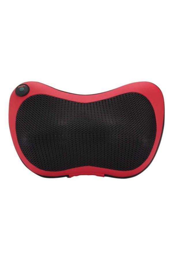 Mobee Car Home Masaj Yastığı Ovmalı Çift Motorlu Masaj Cihazı Kırmızı - Image 1