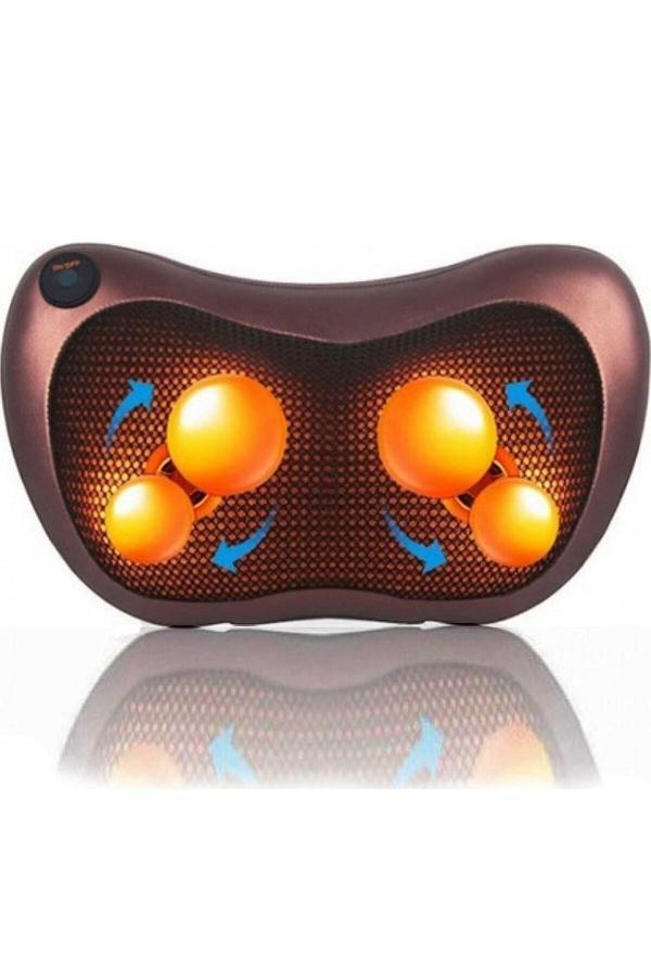 Mobee Relax Ovmalı Masaj Aleti Yastığı Ayakbel Boyun Sırt Cihazı Minder Enahsen - Image 1