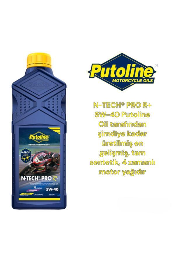 PUTOLINE N-TECH PRO R+ 5W-40 Motosiklet Yağı - Image 1