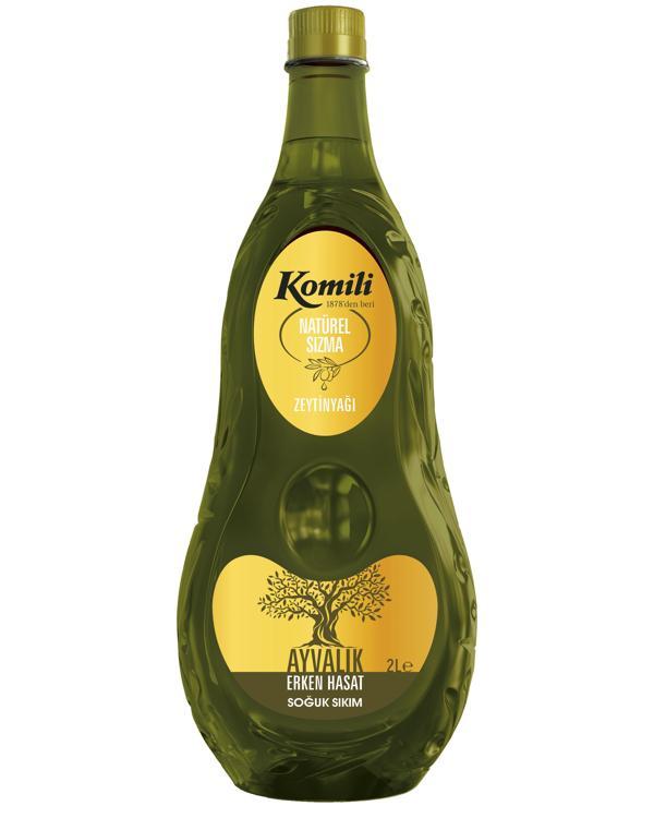 Komili Ayvalık Erken Hasat Natürel Sızma Zeytinyağı 2  lt - Image 1