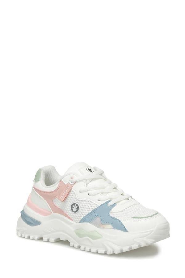 Lumberjack 101939144 Chuke 5FX Beyaz/Mavi/Pembe Kadın Sneaker - Image 1
