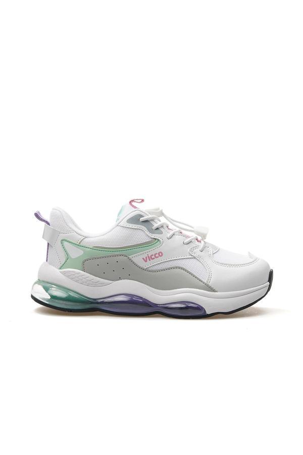 Hoshi Kız Çocuk Sneaker Spor Ayakkabı 25y 346.152 Pk Beyaz - Image 1