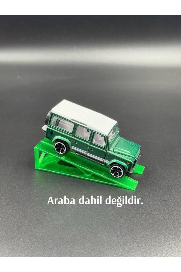 Hot Wheels 1:64 Ölçek Araba Rampası - Neon Yeşili - Image 1