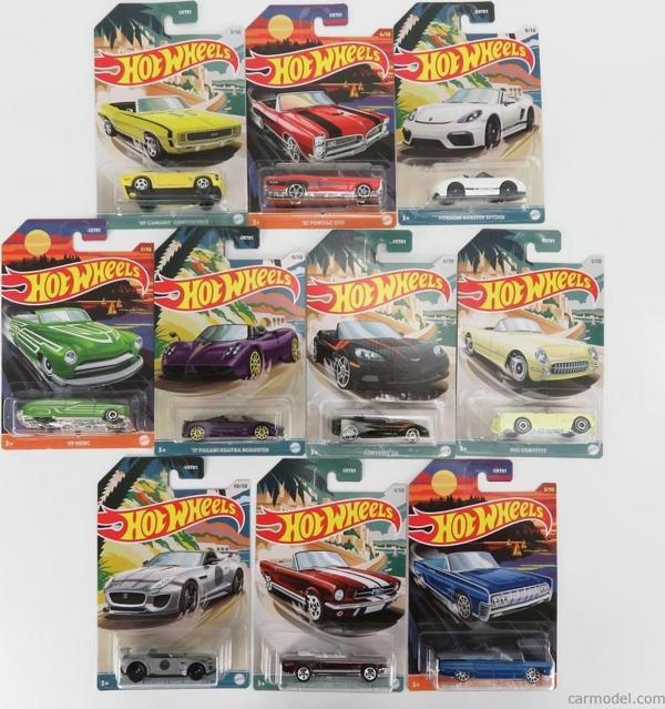 Hot Wheels GRT01 2021 Convertible Cars - Image 1