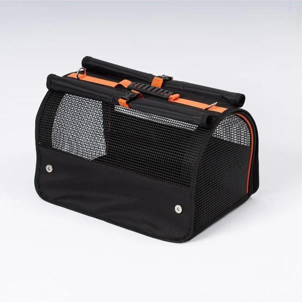 Reyo Brave Paws Flybag Plastik Yırtılmaz Fileli Kedi Ve Köpek Taşıma Çantası Seyahat Çantası Siyah - Image 1