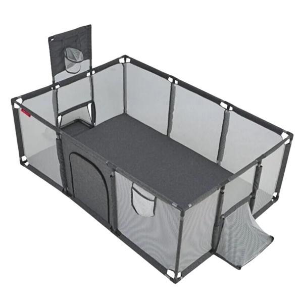 Reyo Brave Paws Köpek Oyun Evi, Kedi Köpek Doğum Evi, Köpek Çiti 180X120 cm - Image 1