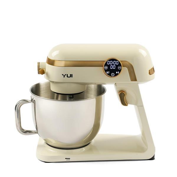 Easy Chef M123 1800w Güç 7l Hazne Stand Mikser Krem Gold - Image 1