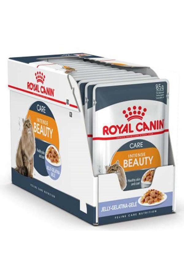 Royal Canin Intense Beauty Jelly Pouch Yaş Kedi Maması 85 Gr X 12 Adet - Image 1