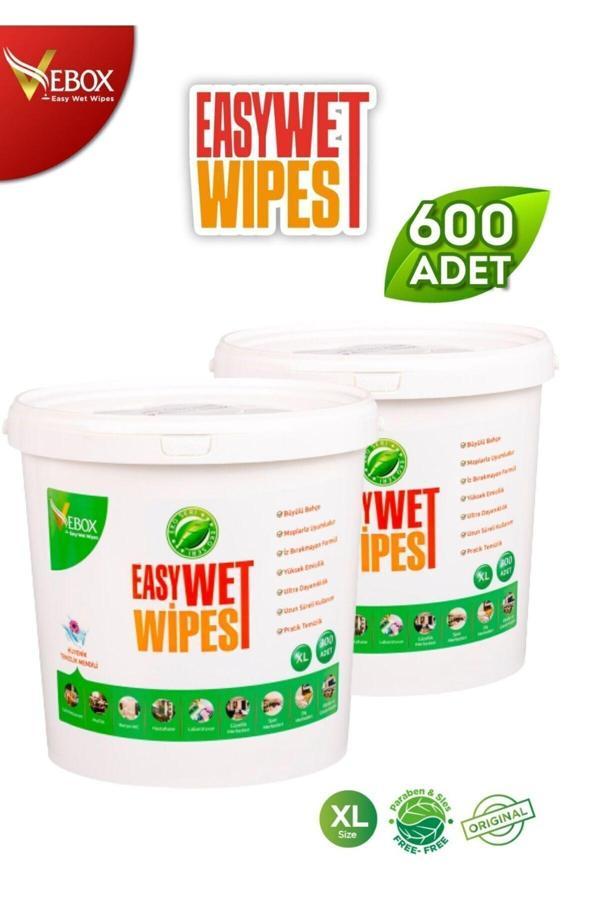 Easy Wet Wipes Kova Büyülü Bahçe Kokulu Eko 2’li 600 Adet - Image 1