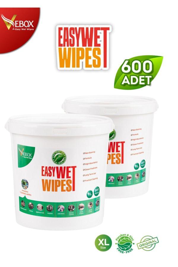 Easy Wet Wipes Kova Eko 2’li 600 Adet - Image 1