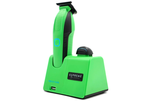 Supreme Trimmer Yeşil Recharge Trimmer Tıraş Makinesi – 3 Şarj Yöntemi, RGB LED, Çıkarılabilir Pil - Image 1