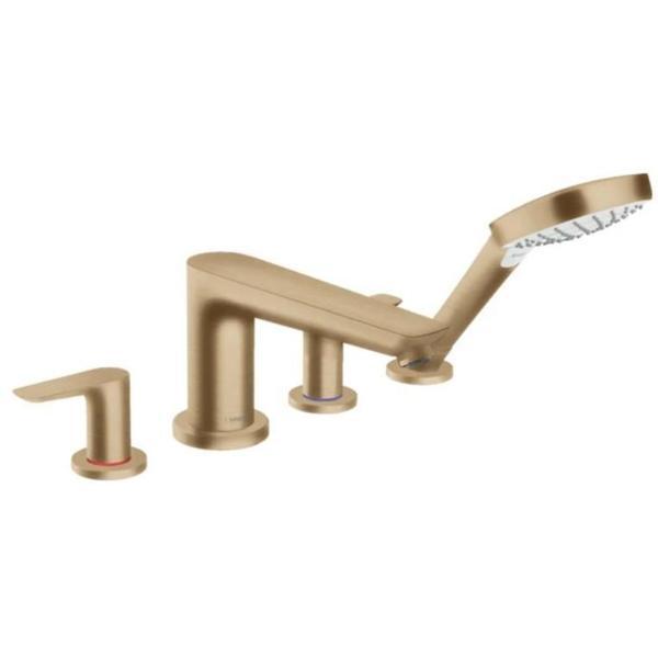 Hansgrohe Talis E 4 Delikli Küvet Bataryası Mat Bronz 71748140 - Image 1