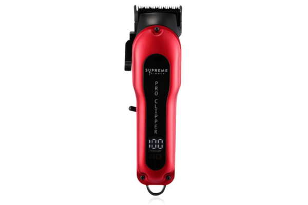 Supreme Trimmer Pro Clipper Tıraş Makinesi – 6800 RPM, 5 Saat Pil, LCD, 10 Taraklı - Image 1
