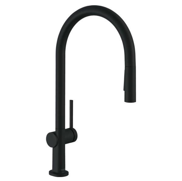 Hansgrohe Talis M54 Eviye Bataryası 210 Spiralli 2jet Siyah 72800670 - Image 1