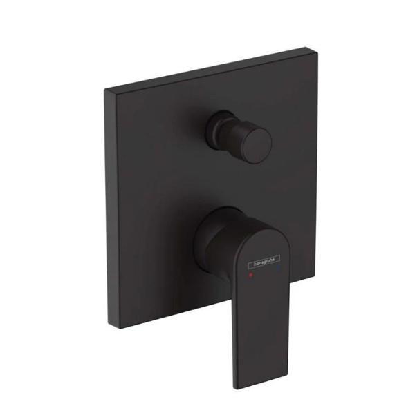 Hansgrohe Vernis Shape Ankastre Banyo Bataryası Satin Siyah 71468670 - Image 1