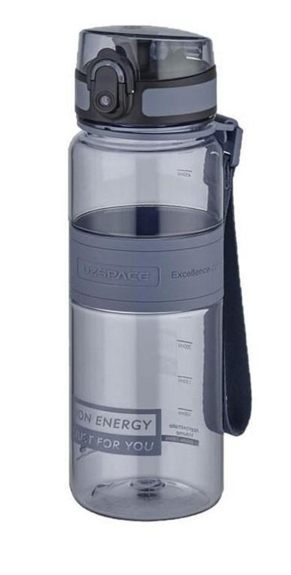 Uzspace 5025 Tritan Su Matarası 500 Ml Gri - Image 1