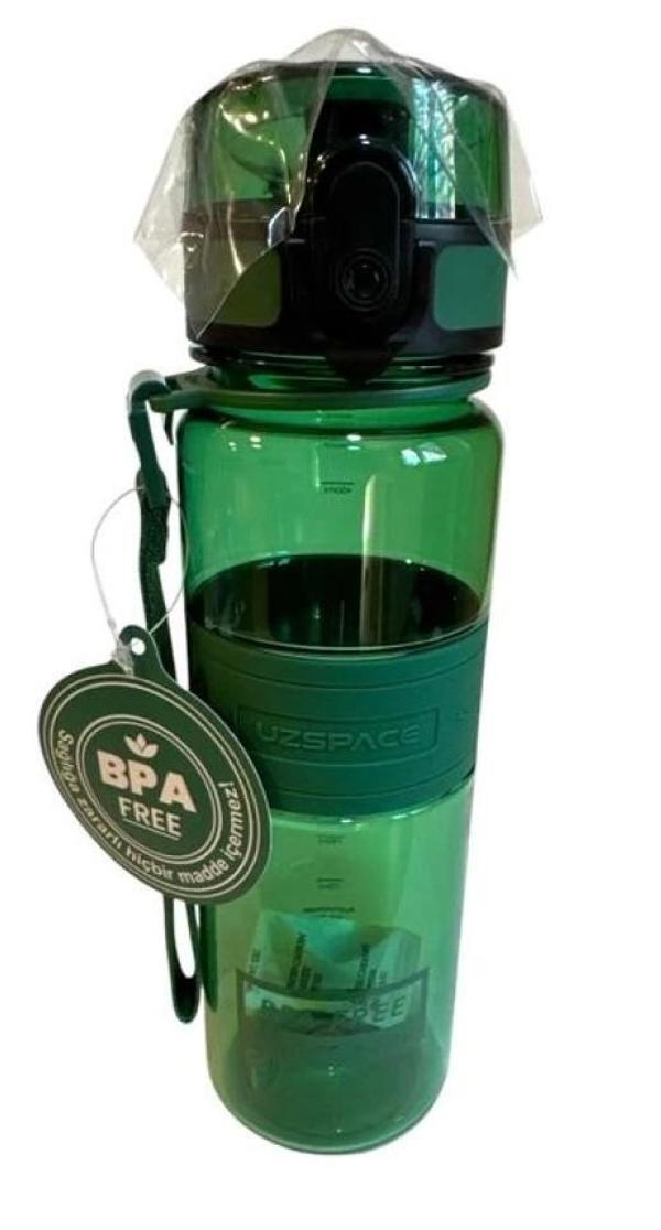 Uzspace 5025 Tritan Su Matarası 500 Ml Yeşil - Image 1
