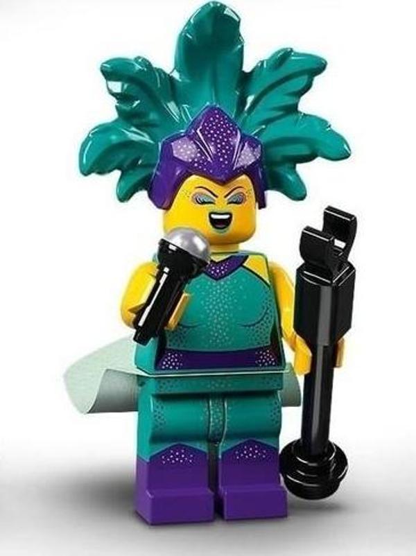 LEGO Minifigures 71029 Series 21 : 12.Cabaret Singer +5 Yaş (1 Parça) - Image 1