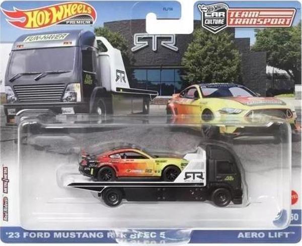 Hot Wheels Premium HKF39 Team Transport '23 Mustang RTR Spec 5 / Aero Lift (#50) - Image 1