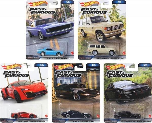 Hot Wheels Premium HNW46 Fast and Furious 2023 Mix 2 - Image 1
