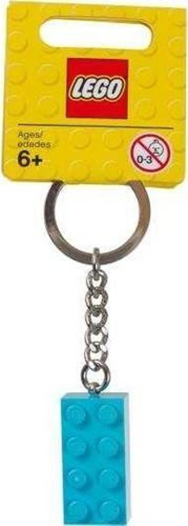 LEGO 853380 Turquoise Brick Key Chain +6 Yaş (1 Parça) - Image 1