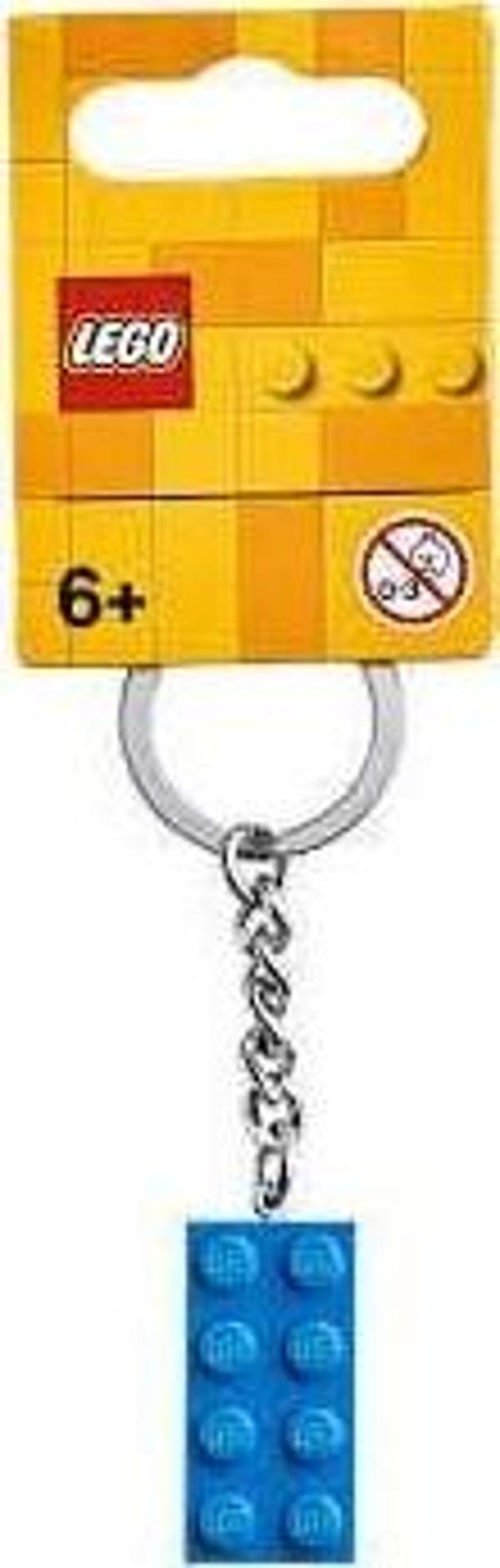 LEGO Brick 853993 2x4 Bright Blue Keyring +6 Yaş (1 Parça) - Image 1