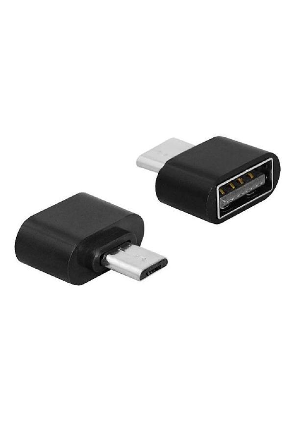 Mikro Usb Host Otg Dönüştürücü Çevirici Adaptör Siyah - Image 1