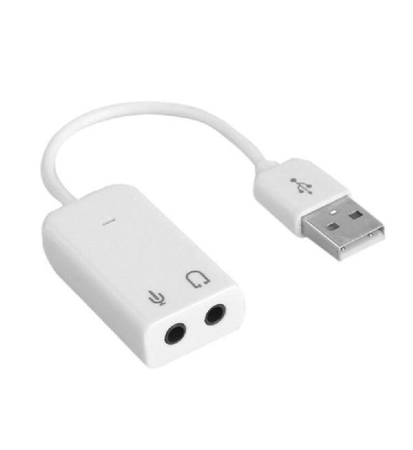 Harici Usb Ses Kartı 7+1 5HV2 3D Sound Bilgisayar Laptop External Sound Card - Image 1