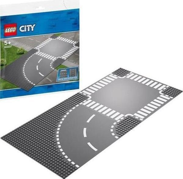 LEGO City 60237 Curves and Crossroad +5 Yaş (2 Parça) - Image 1