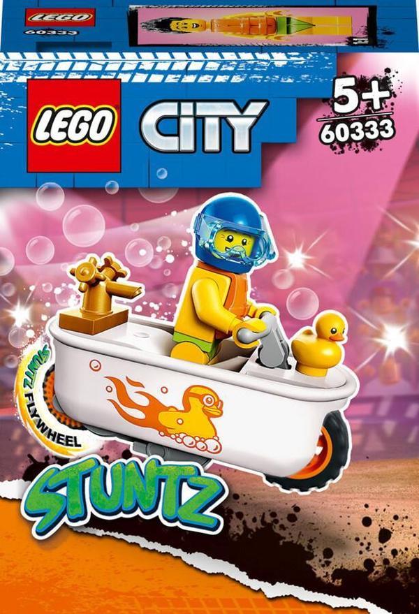 LEGO City 60333 Bathtub Stunt Bike +5 Yaş (14 Parça) - Image 1