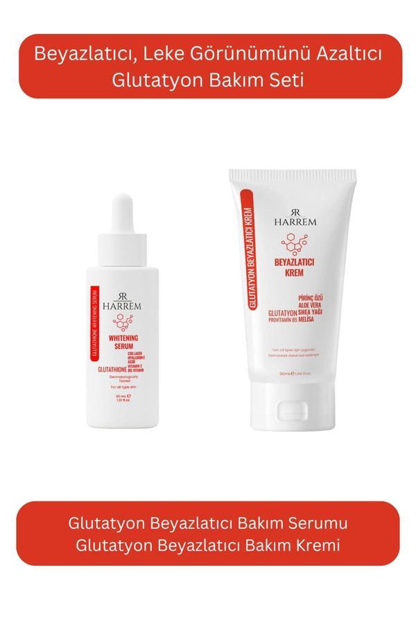 Glutatyon Beyazlatıcı Leke Karşıtı Krem & Serum Seti 50 ml - Image 1