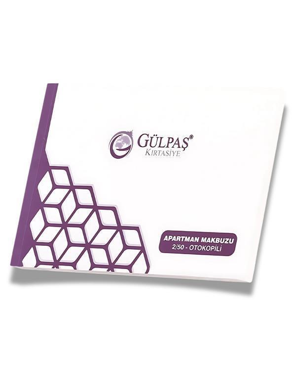 Gülpaş 12li Apartman Makbuzu Otokopili 14x20 cm - Image 1