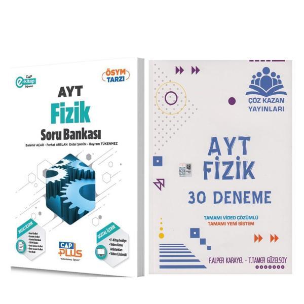 Çap AYT Fizik Soru Bankası ve Çöz Kazan Deneme Seti 2 Kitap - Çap Yayınları - Image 1