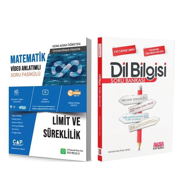 Çap Limit ve Süreklilik ve AKM Dil Bilgisi Soru Bankası Seti 2 Kitap - Çap Yayınları - Image 1