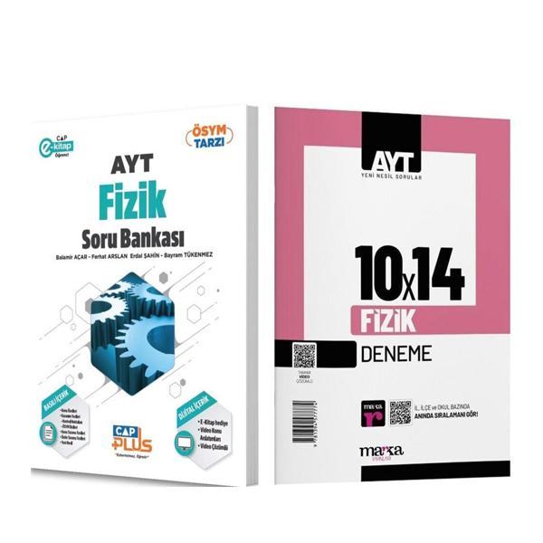 Çap Yayınları AYT Fizik Soru Bankası ve Marka Deneme Seti 2 Kitap - Çap Yayınları - Image 1