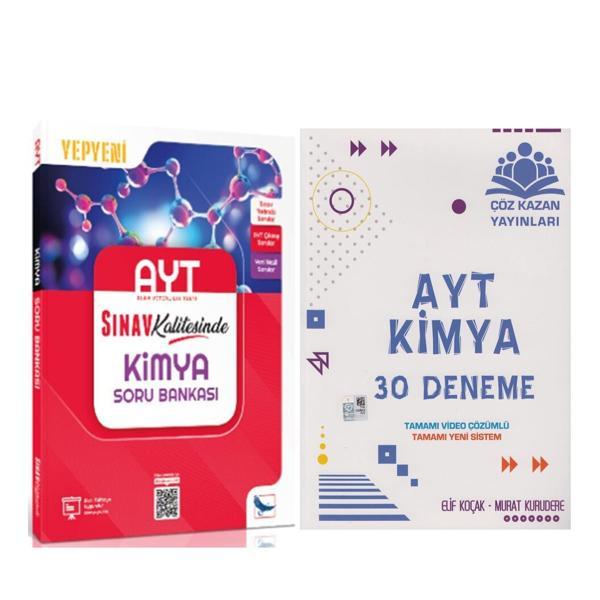 Sınav Yayınları AYT Kimya Soru Bankası ve Çöz Kazan Deneme Seti 2 Kitap - Sınav Yayınları - Image 1