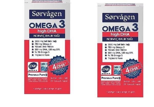 Sorvagen Omega 3 High Dha 50 Kapsül x 2 adet - Image 1
