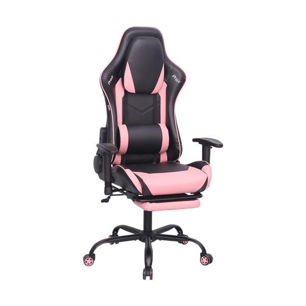 Adore Gaming ProX Oyuncu Koltuğu Siyah / Pembe S. Deri 71x77,5-126x136 cm - Image 1