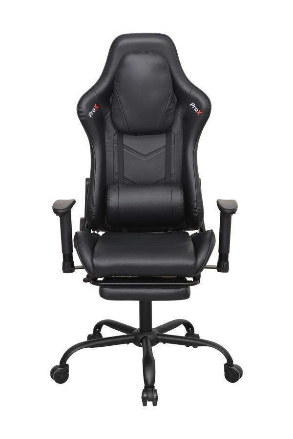 Adore Gaming ProX Oyuncu Koltuğu Siyah S. Deri 71x77,5-126x136 cm - Image 1