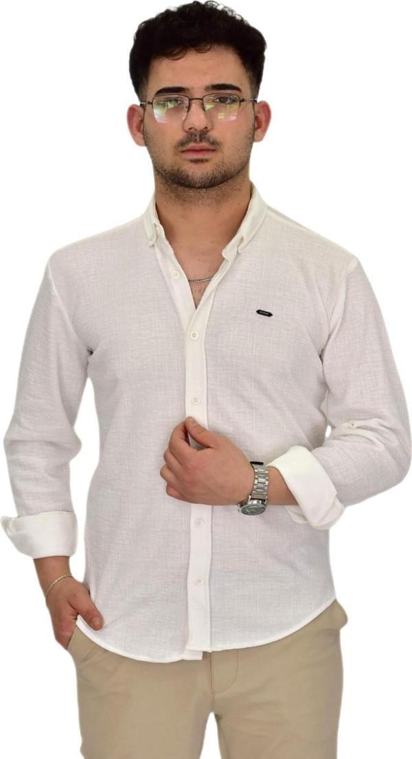 Erkek Likralı Spor Silim Fit Gömlek BGL-ST04333 - Image 1