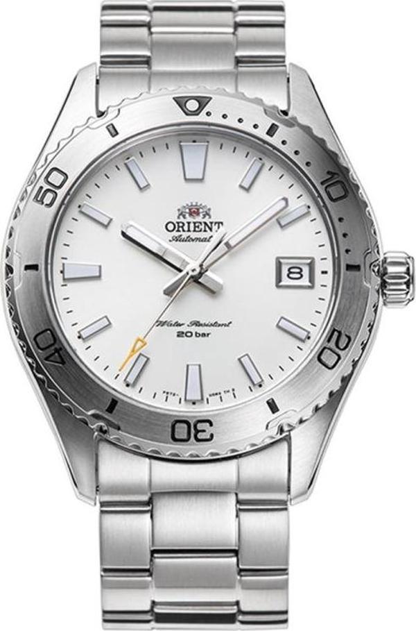 Orient RA-AC0Q03S30B Kurmalı Otomatik Çelik Gri Beyaz Kadran 40 mm Erkek Kol Saati - Image 1