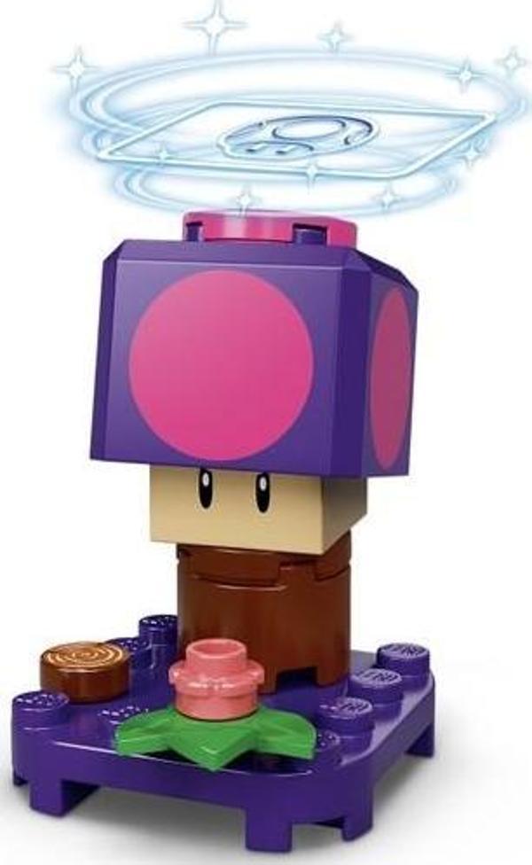 LEGO Super Mario 71386 Character Pack 2: 7.Poison Mushroom +6 Yaş (1 Parça) - Image 1