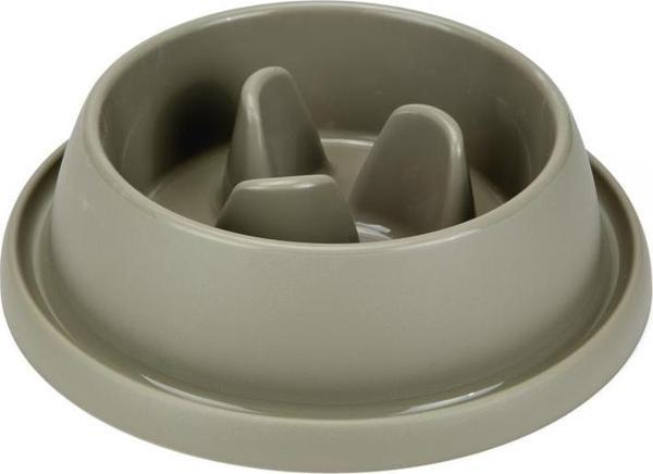 Beeztees Köpek Yavaş Besleme Mama Kabı, Bambu, Kahve, 31,5cm, 2L - Image 1