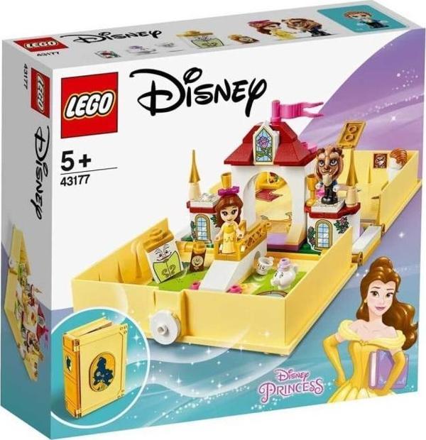 LEGO Disney 43177 Belle’in Hikâye Kitabı Maceraları +5 Yaş (111 Parça) - Image 1