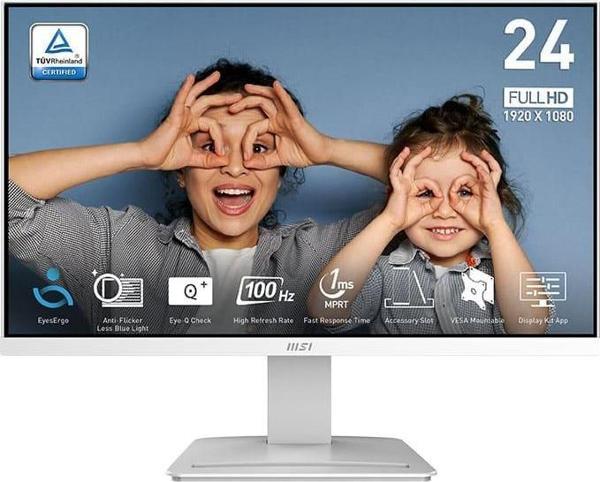 MSI PRO MP2412W 23.8 1920x1080 100Hz 1ms HDMI DP Adaptive Sync Led Monitör - Image 1