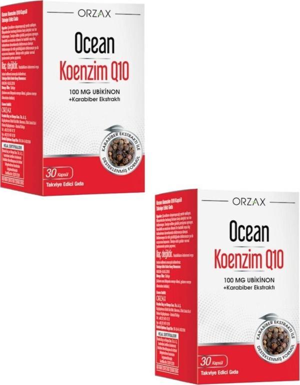 Ocean Koenzim Q10 30 Kapsül x 2 Adet - Image 1