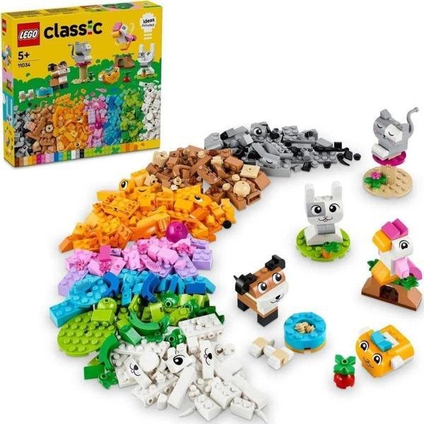 Lego 450 Parça Classic Yaratıcı Evcil Hayvanlar - Mavi Su Dünyası - Image 1