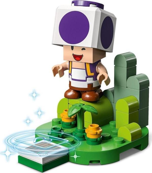 LEGO Super Mario 71410 Character Pack - Series 5 : 3.Purple Toad +6 Yaş (1 Parça) - Image 1